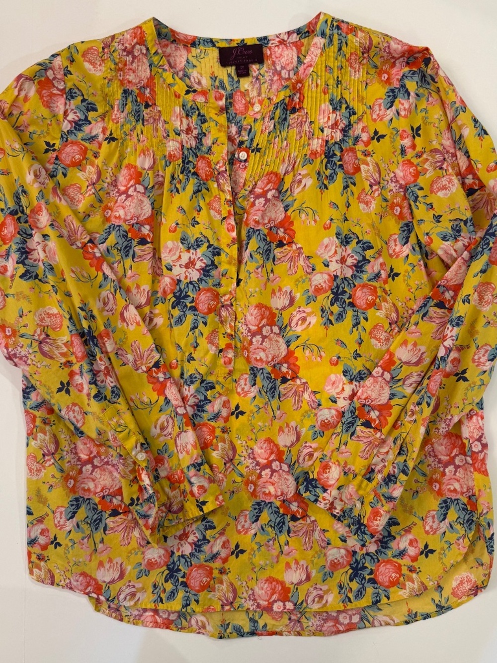 J. Crew Popover Shirt in Magical Bouquet Liberty Print, size 12